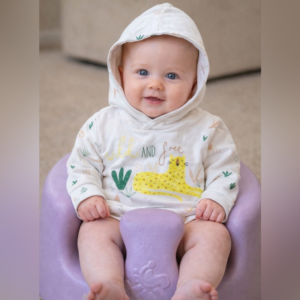 Baby Stretch Jersey Cotton Hoody.